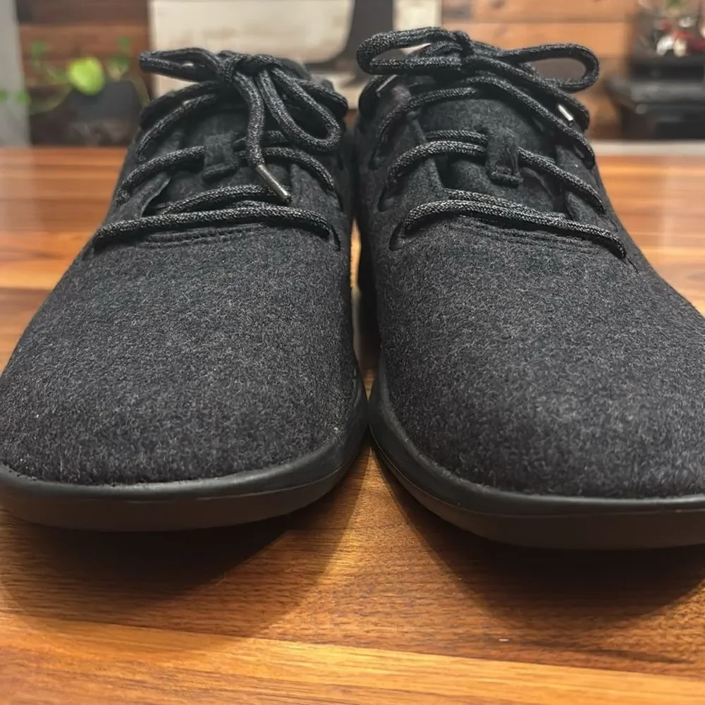 New Allbirds Natural Black Soft Marino Wool Runners with Black Sole Size 13